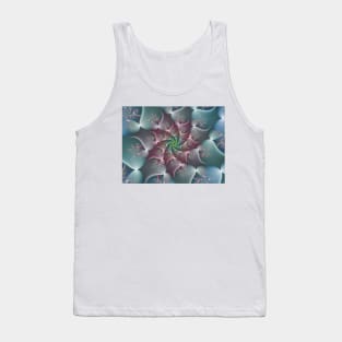 Floral Whirlpool Fractal Tank Top